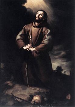 Bartolome Esteban Murillo : St Francis of Assisi at Prayer